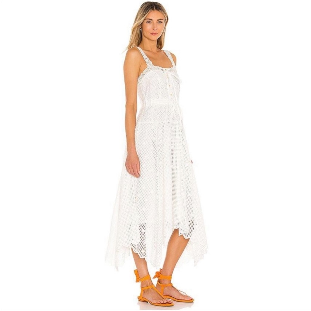 Ulla Johnson embroidered eyelet white dress - Picture 2 of 9
